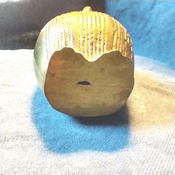 Vintage Brass Owl Paperweight: Cottagecore Home Decor - Picture 3 of 5